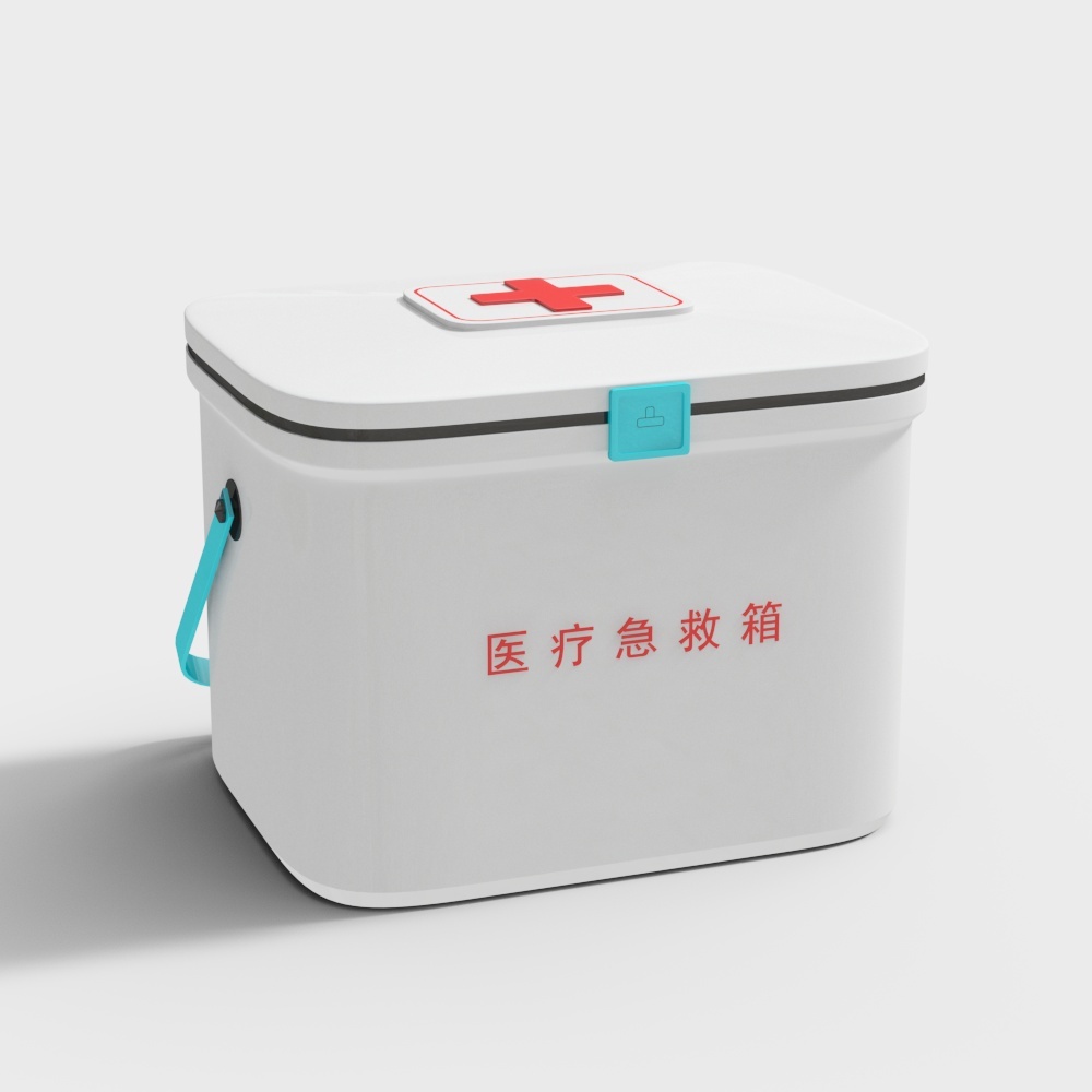 医疗急救箱3D模型的设计与应用